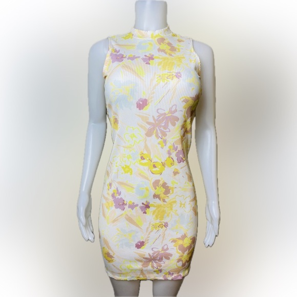 F. Ted Baker Dress Size 4 Or 10 Sleeveless High Neck NWT $175 - Picture 2 of 8